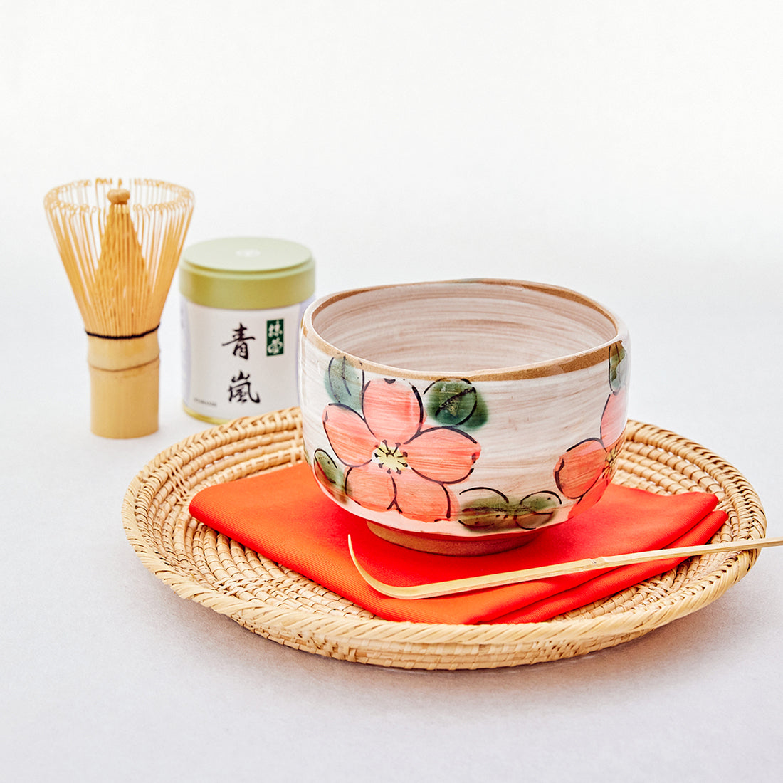 抹茶京 抹茶スターターセット(美濃焼 桜花)