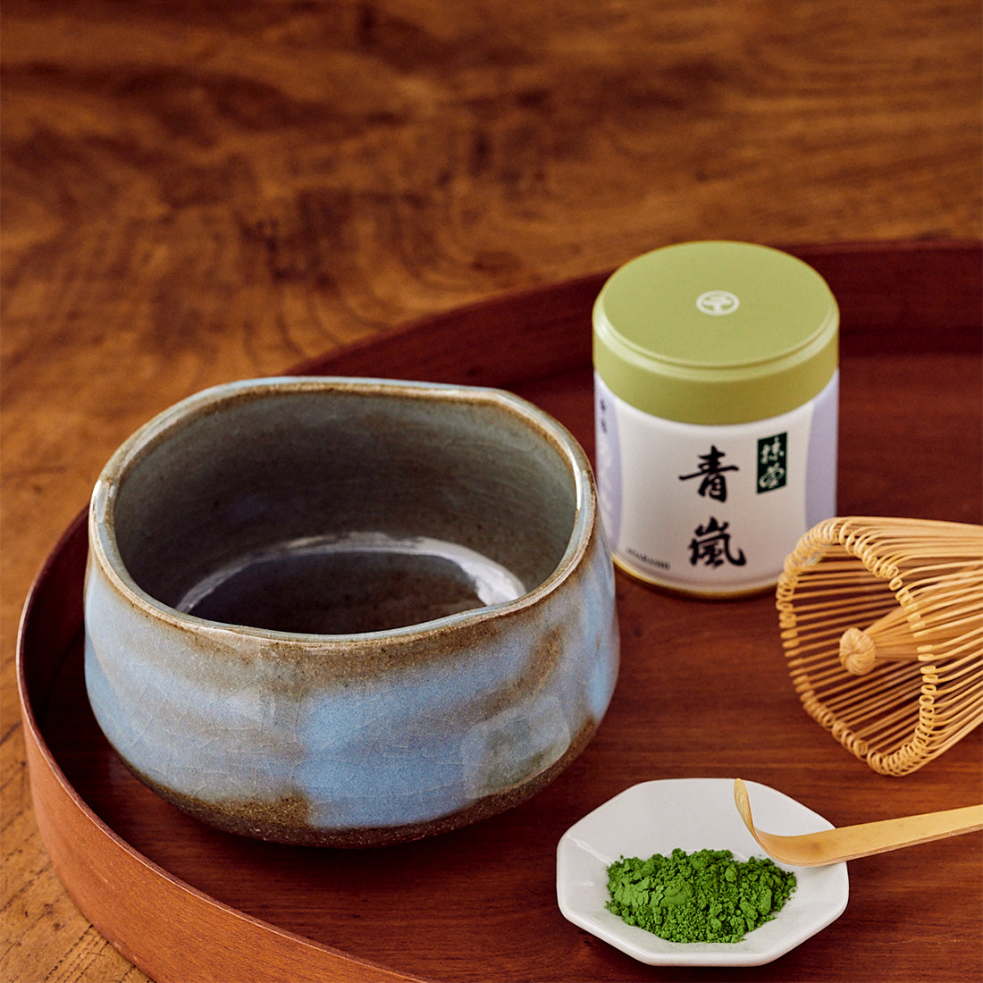 抹茶京 抹茶スターターセット(美濃焼 益子風)