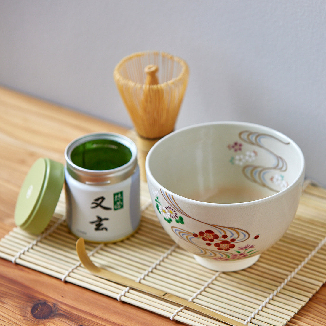 抹茶京 抹茶スターターセット(京焼・清水焼 四季)
