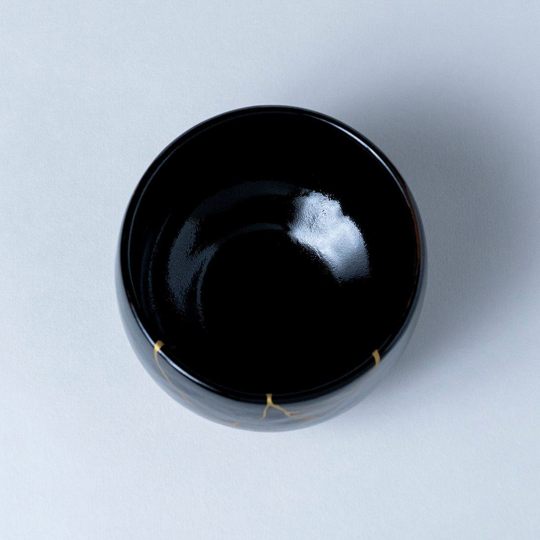 抹茶碗 柚子天目 金継風