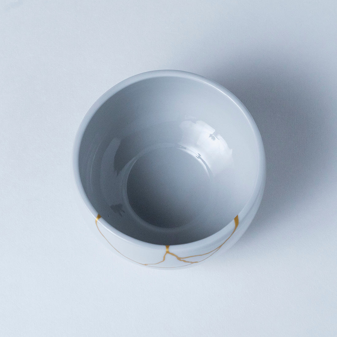 抹茶碗 白天目 金継風