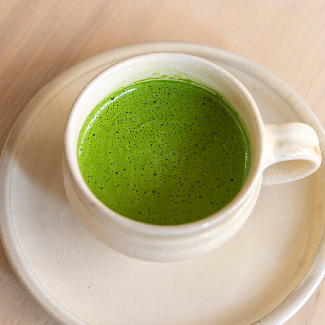 抹茶京 丸久小山園 抹茶クリームティー ホット画像