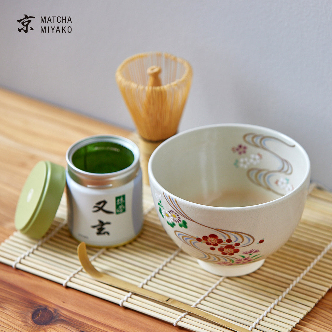 抹茶スターターセット（京焼・清水焼 四季）