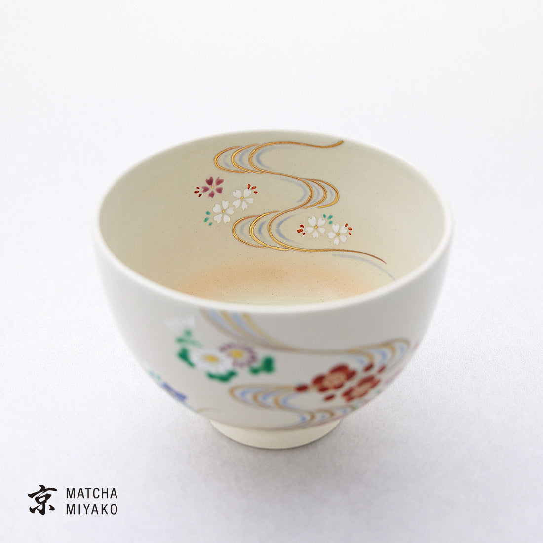 抹茶碗 京焼・清水焼 四季 – 抹茶 京