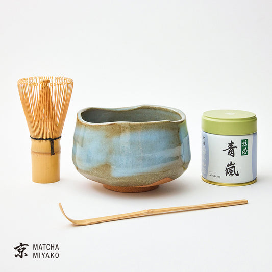 抹茶スターターセット（美濃焼 益子風）
