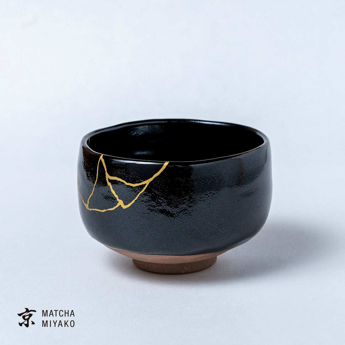 抹茶碗 柚子天目 金継風 – 抹茶 京