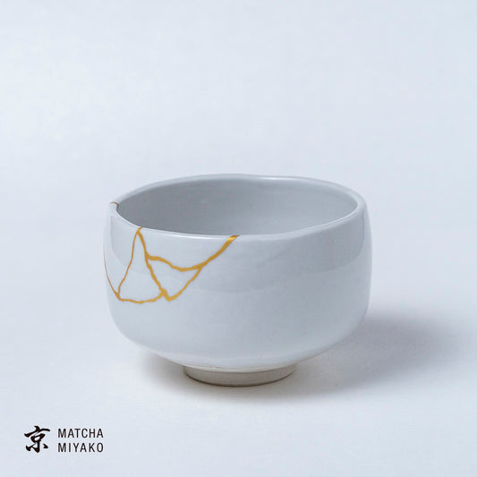 抹茶碗　白天目 金継風