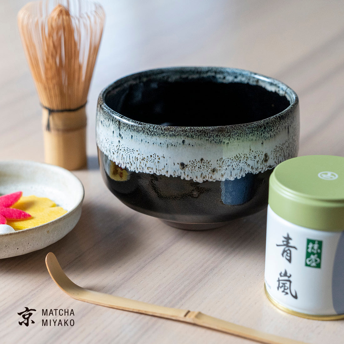 抹茶碗 薩摩天目風 – 抹茶 京